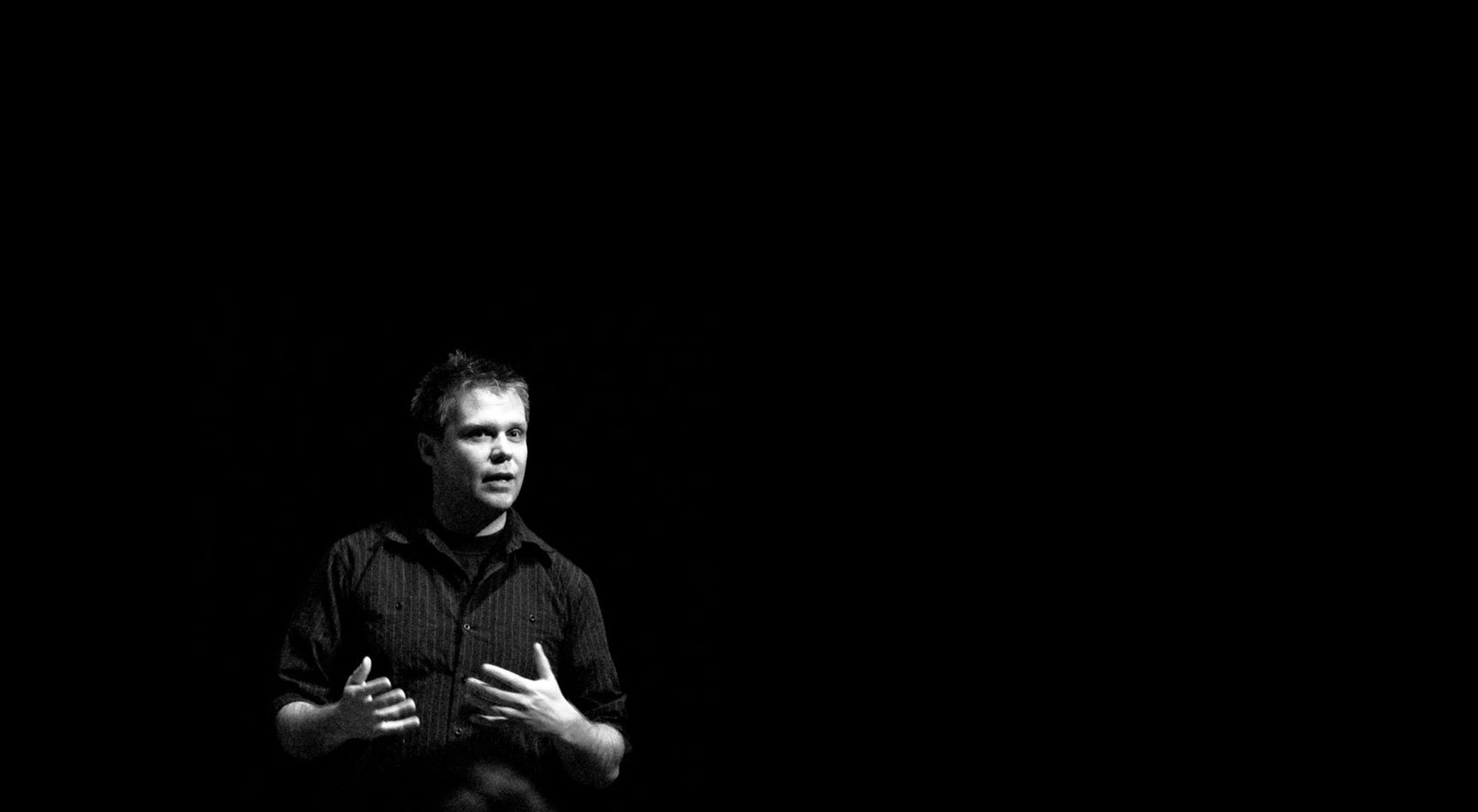 TIMO ARNALL speaking in Amsterdam